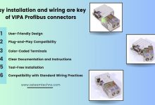 Easy installation and wiring are key advantages of VIPA Profibus connectors